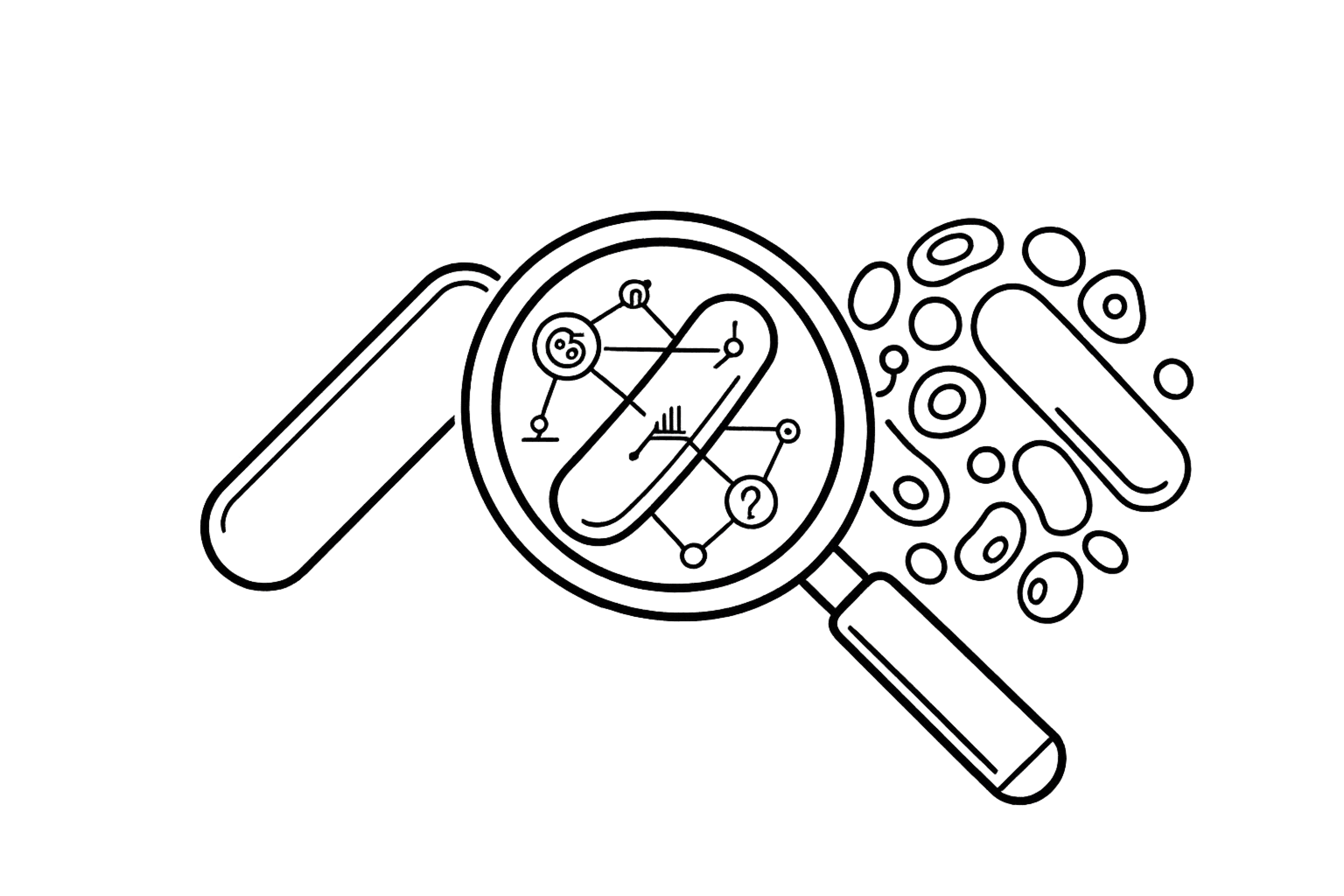 Magnifying glass exa